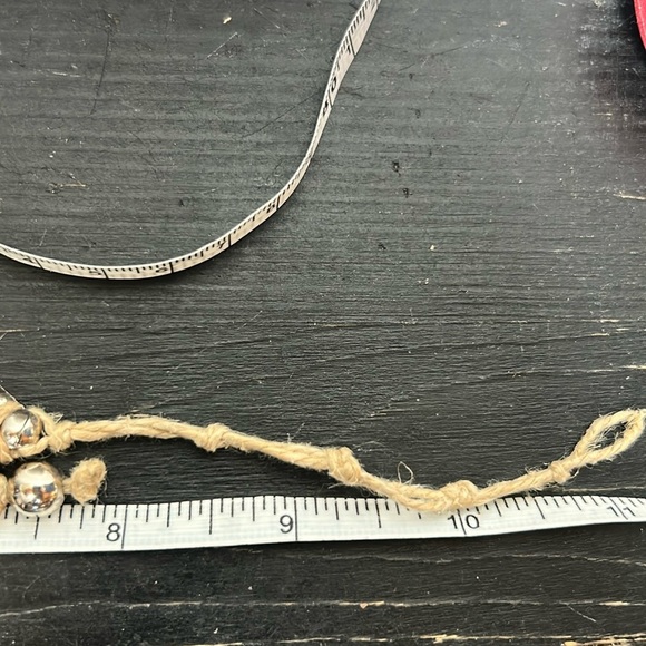 Artisan Bohemian Vintage Beaded‎ Donut Pendant Jute Braided Statement Necklace - Picture 16 of 16